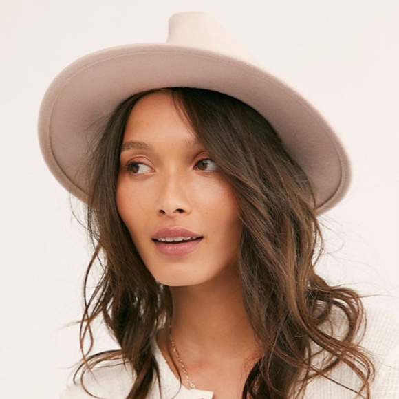 Free People Accessories - Free People Wythe Leather Band Felt Hat